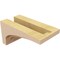 Ekena Millwork 6"W x 12"D x 6"H Wide Rockford Rough Cedar Woodgrain TimberThane Corbel, Primed Tan CORUR06X12X06ROCRCPR - alternate 3